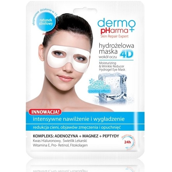 Máscara Contorno Olhos 4D Hidratante e Alisadora 